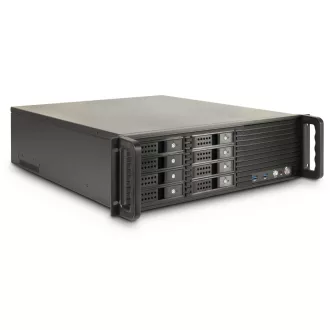 Inter-Tech 3U-3508 Rack Fekete