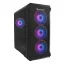 GENESIS Irid 503 ARGB Micro Tower Fekete, Átlátszó