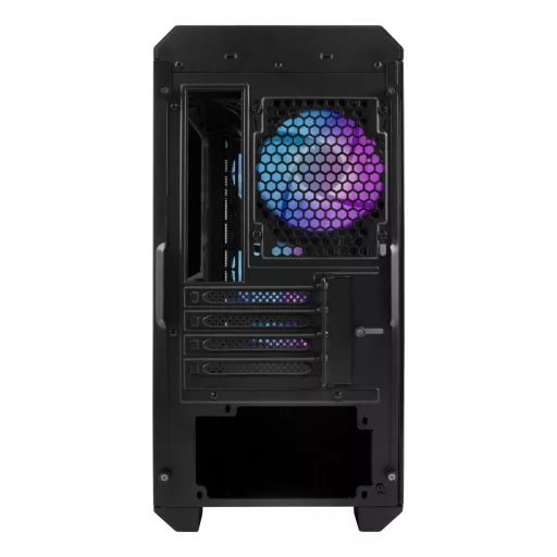 GENESIS Irid 503 ARGB Micro Tower Fekete, Átlátszó