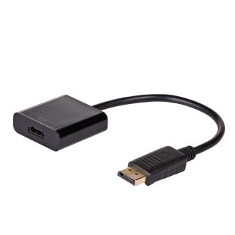   Akyga AK-AD-11 video átalakító kábel 0,15 M HDMI A-típus (Standard) DisplayPort Fekete