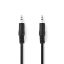 Nedis CAGB22000BK10 audio kábel 1 M 3.5mm Fekete