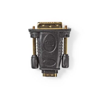   Nedis CVGB34912BK csatlakozó átlakító HDMI Type A (Standard) DVI-D Fekete, Arany