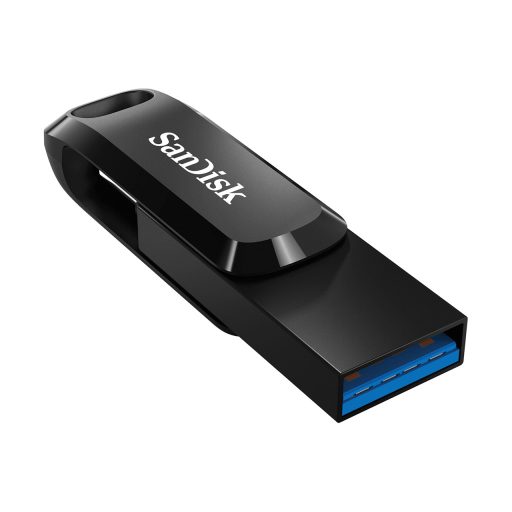 SanDisk Ultra Dual Drive Go USB flash meghajtó 256 GB USB Type-A / USB Type-C 3.2 Gen 1 (3.1 Gen 1) Fekete