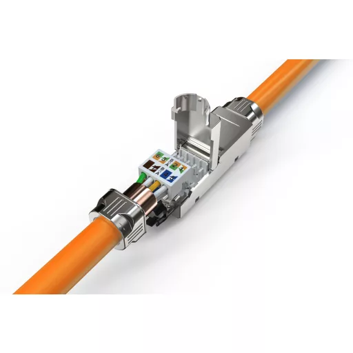 Digitus DN-93912 huzalcsatlakozó Rozsdamentes acél