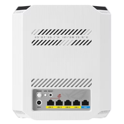 ASUS GS-BE7200 vezetéknélküli router 2.5 Gigabit Ethernet Kétsávos (2,4 GHz / 5 GHz) Fehér, Fekete