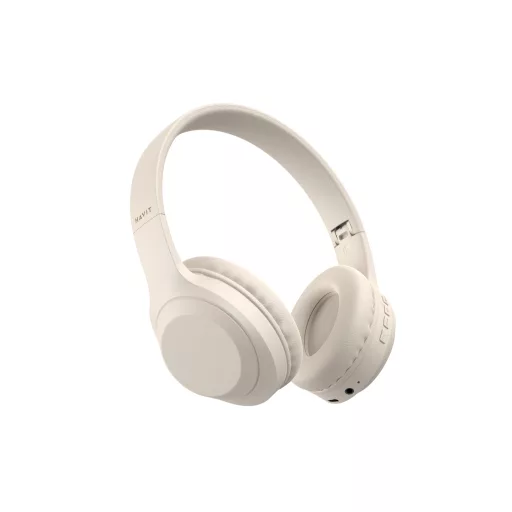 Havit 6939119064525 fejhallgató és headset Vezetékes és vezeték nélküli Fejpánt Zene USB C-típus Bluetooth Bézs