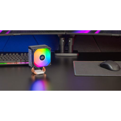 Mars Gaming MCPU-X3 Processzor Hűtő 9 cm Fekete 1 db