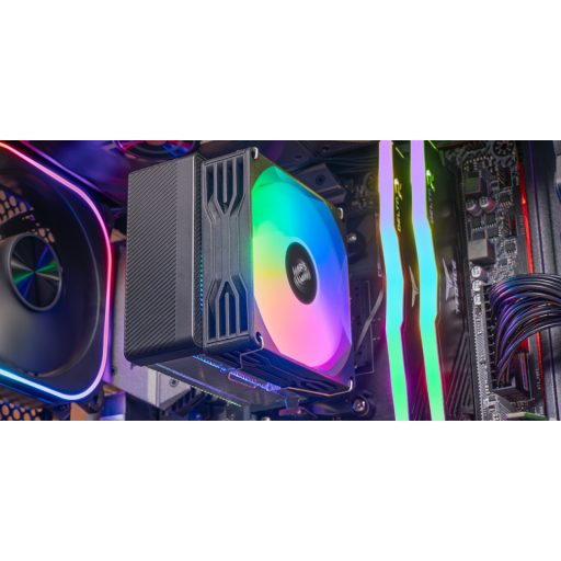 Mars Gaming MCPU-X3 Processzor Hűtő 9 cm Fekete 1 db