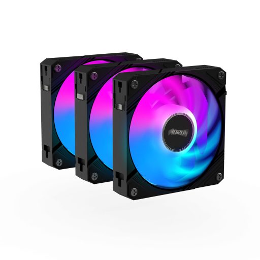 GIGABYTE AORUS EZ CHAIN FAN 120 (3-Pack) Alaplap Ventilátor 12 cm Fekete 3 db