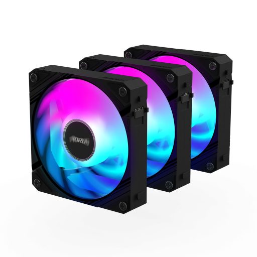 GIGABYTE AORUS EZ CHAIN FAN 120 (3-Pack) Alaplap Ventilátor 12 cm Fekete 3 db