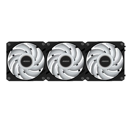 GIGABYTE AORUS EZ CHAIN FAN 120 (3-Pack) Alaplap Ventilátor 12 cm Fekete 3 db