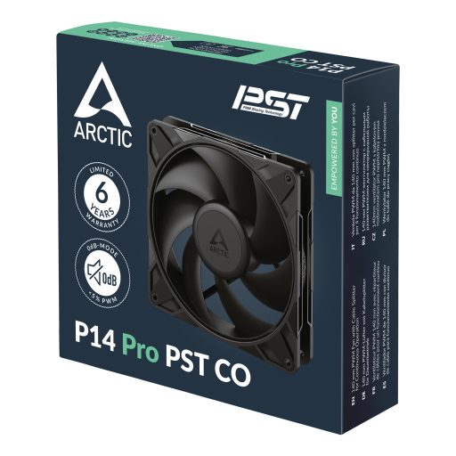 ARCTIC P14 Pro PST CO 14 cm Fekete 1 db