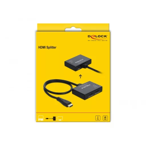 DeLOCK 87747 videó elosztó HDMI 2x HDMI