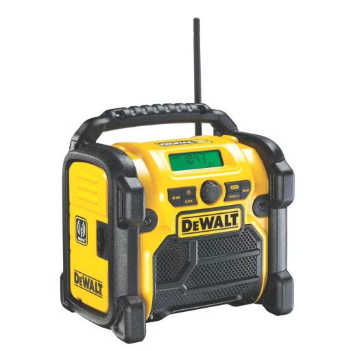 DeWALT DCR020-QW rádió Hordozható Digitális Fekete, Sárga