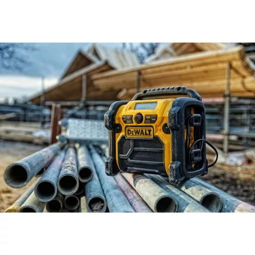 DeWALT DCR020-QW rádió Hordozható Digitális Fekete, Sárga