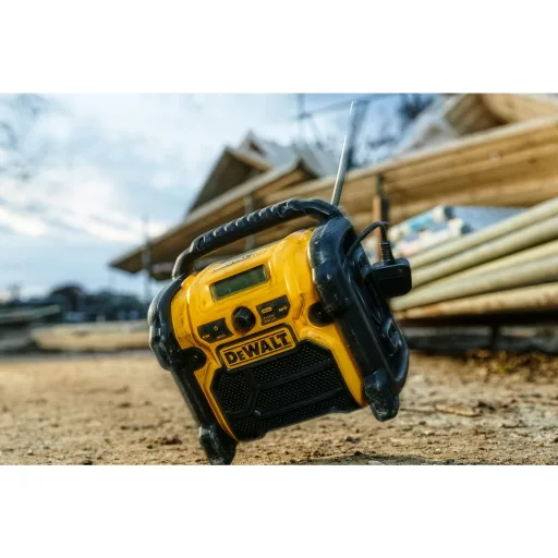 DeWALT DCR020-QW rádió Hordozható Digitális Fekete, Sárga