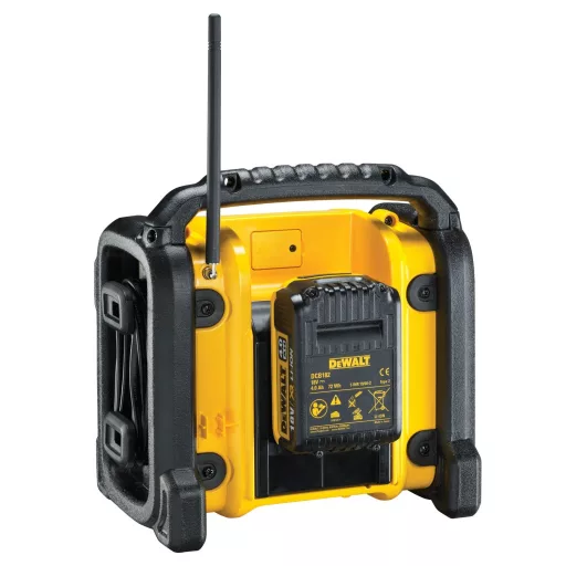 DeWALT DCR020-QW rádió Hordozható Digitális Fekete, Sárga
