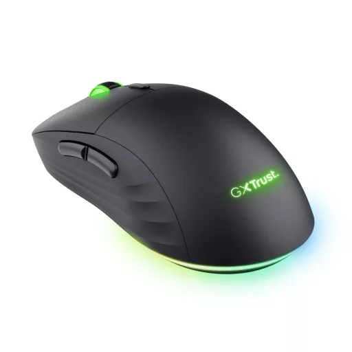 Trust GXT 927 Redex+ egér Játék Jobbkezes RF Wireless + USB Type-A Lézer 25600 DPI
