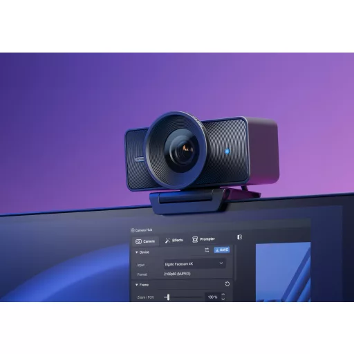 Elgato Facecam 4K webkamera USB-C Fekete