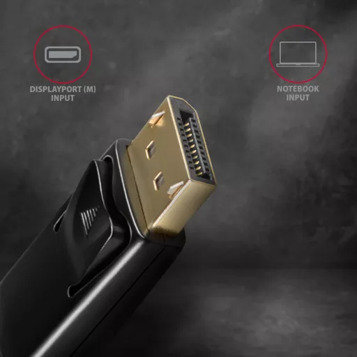 Axagon RVD-HI14C2 video átalakító kábel 1,8 M HDMI A-típus (Standard) DisplayPort Fekete