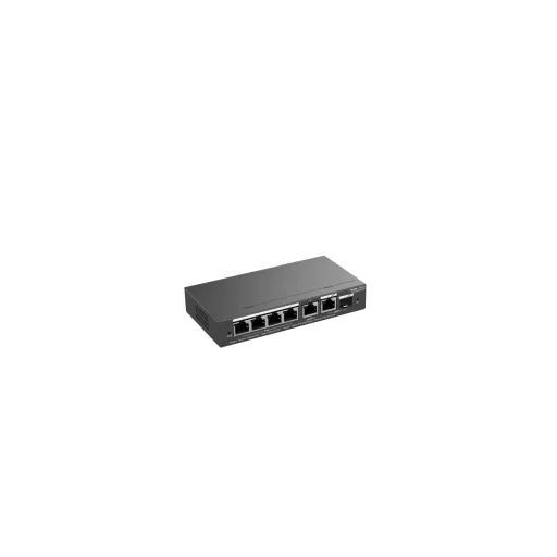 Ruijie Networks RG-ES206GS-P hálózati kapcsoló Vezérelt L2 Gigabit Ethernet (10/100/1000) Ethernet-áramellátás (PoE) támogatása Fekete