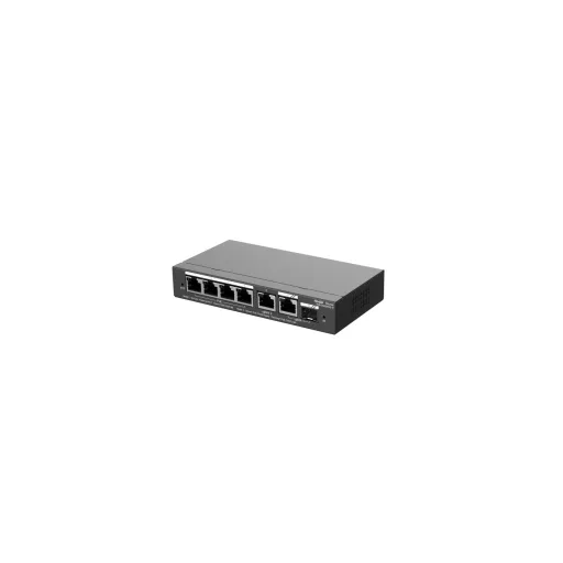 Ruijie Networks RG-ES206GS-P hálózati kapcsoló Vezérelt L2 Gigabit Ethernet (10/100/1000) Ethernet-áramellátás (PoE) támogatása Fekete