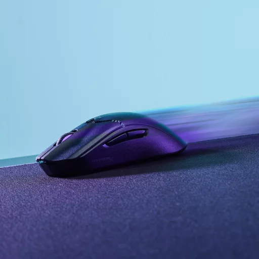 HyperX Pulsefire Haste 2 Core Wireless Black/Black Gaming Mouse egér Játék Kétkezes USB A típus 3600 DPI