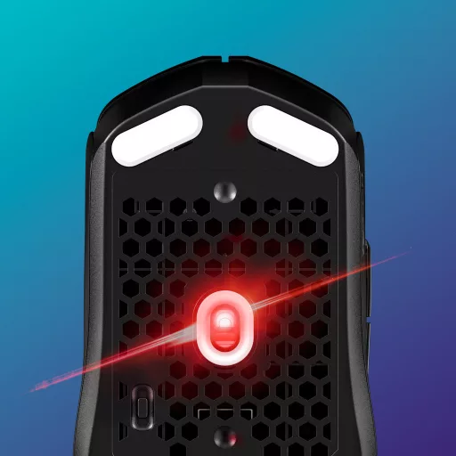 HyperX Pulsefire Haste 2 Core Wireless Black/Black Gaming Mouse egér Játék Kétkezes USB A típus 3600 DPI