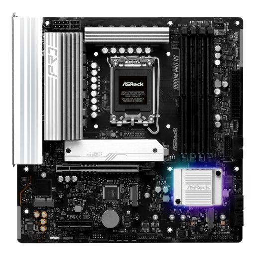 Asrock B860M Pro RS Intel B860 LGA 1851 (Socket V1) Micro ATX