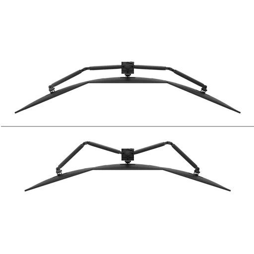 Neomounts DS60-600BL3 asztali TV konzol 68,6 cm (27") Fekete