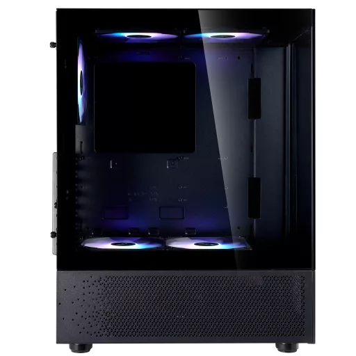 XPG Invader X Mini Midi Tower Fekete