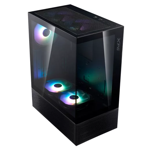 XPG Invader X Mini Midi Tower Fekete