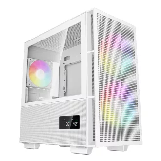 DeepCool R-CH360-WHAPE3D-G-1 Micro Tower Fehér