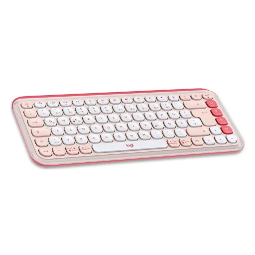 Logitech 920-013108 billentyűzet Egér mellékelve Univerzális Bluetooth QWERTZ Német Rózsa