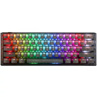   Ducky One 3 Aura Mini billentyűzet Játék USB QWERTY Nemzetközi amerikai Fekete
