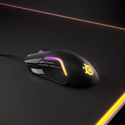 Steelseries Rival 5 egér Játék Jobbkezes USB A típus Optikai 18000 DPI