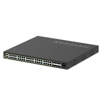   NETGEAR GSM4248P-100EUS hálózati kapcsoló Vezérelt L2/L3/L4 Gigabit Ethernet (10/100/1000) Ethernet-áramellátás (PoE) támogatása Fekete