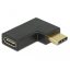 DeLOCK 65915 csatlakozó átlakító 1 x USB Type-C Male 1 x USB 3.1 Gen 2 Type-C™ female Fekete