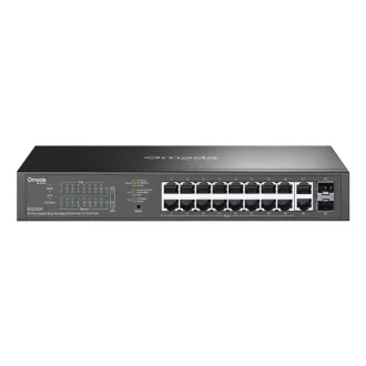   OMADA ES220GP hálózati kapcsoló Vezérelt Gigabit Ethernet (10/100/1000) Ethernet-áramellátás (PoE) támogatása Fekete