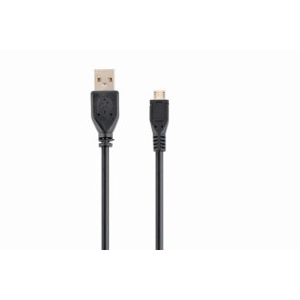   Gembird USB 2.0/microUSB 2.0, 0.3m USB kábel 0,3 M USB A Micro-USB B Fekete
