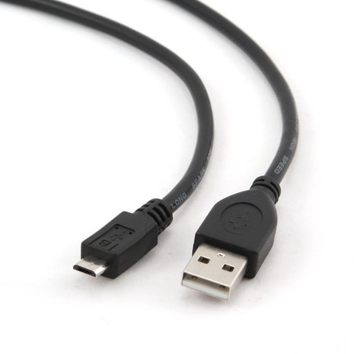 Gembird USB 2.0/microUSB 2.0, 0.3m USB kábel 0,3 M USB A Micro-USB B Fekete