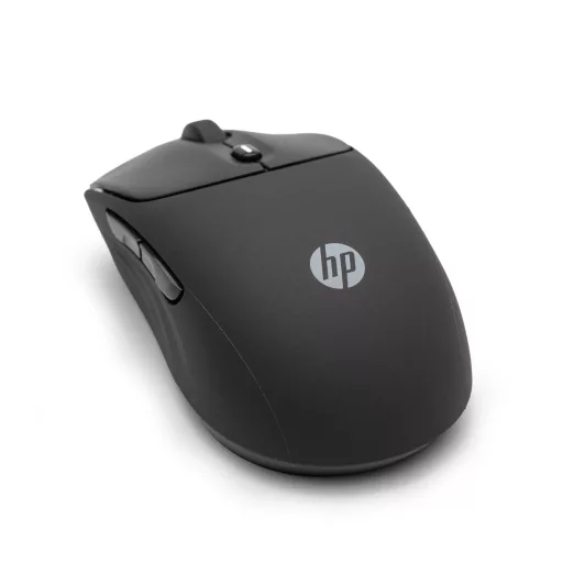HP 400 Quiet Black Wireless Mouse egér Otthoni Kétkezes RF vezeték nélküli + Bluetooth 6000 DPI