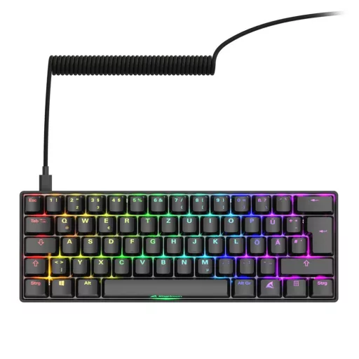 Sharkoon 100065629 billentyűzet Otthoni USB QWERTZ Német Fekete