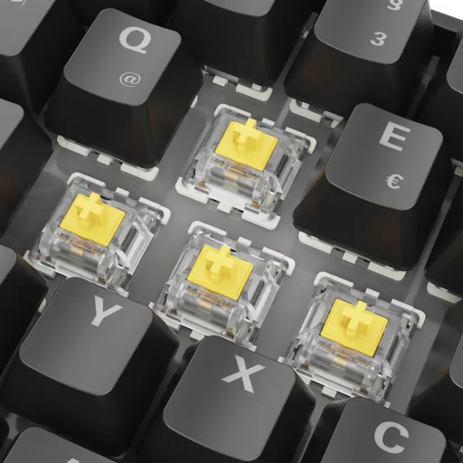 Sharkoon 100065629 billentyűzet Otthoni USB QWERTZ Német Fekete