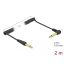 DeLOCK 85939 audio kábel 2 M 6.35mm Fekete