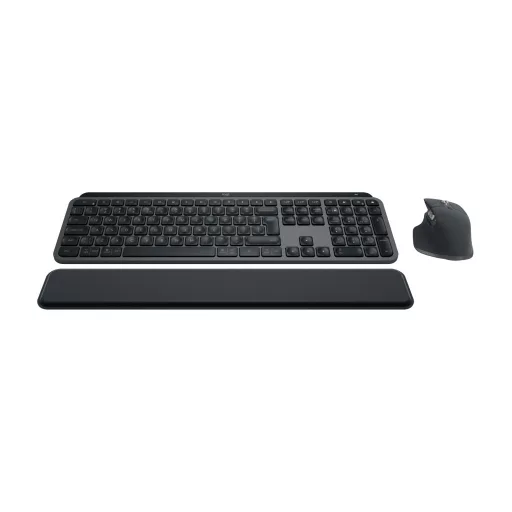 Logitech Master 920-011614 billentyűzet Egér mellékelve Irodai Bluetooth QWERTY Nemzetközi amerikai Grafit