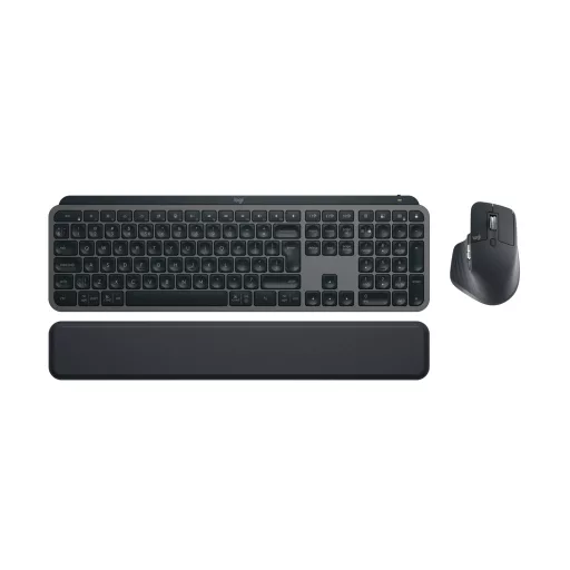 Logitech Master 920-011614 billentyűzet Egér mellékelve Irodai Bluetooth QWERTY Nemzetközi amerikai Grafit