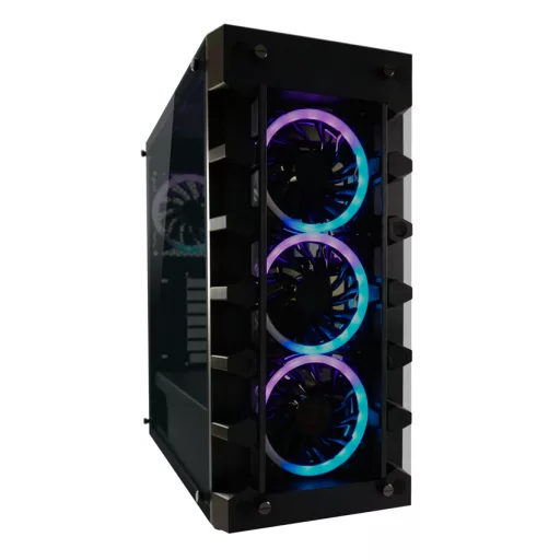 LC-Power Gaming 709B - Solar_System_X Midi Tower Fekete