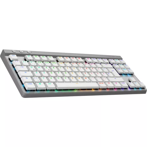 Logitech G 920-012543 billentyűzet Játék RF vezeték nélküli + Bluetooth QWERTZ Német Fehér