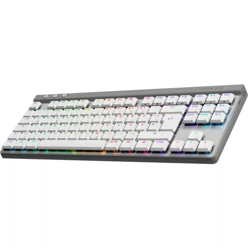 Logitech G 920-012543 billentyűzet Játék RF vezeték nélküli + Bluetooth QWERTZ Német Fehér